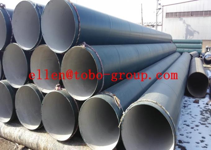 TAMANHO GRANDE soldado de aço inoxidável 1000 - 3600MM OD TP304 TP316L da tubulação A312