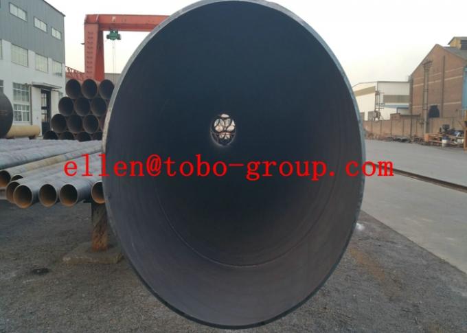TAMANHO GRANDE soldado de aço inoxidável 1000 - 3600MM OD TP304 TP316L da tubulação A312