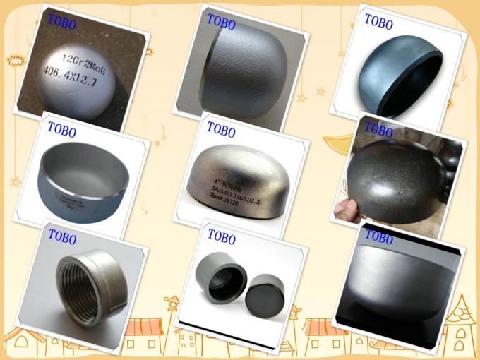 Tampão de aço inoxidável dos encaixes de tubulação 310s de ASME B16.9 SS SMLS, tampão da tubulação da solda de extremidade