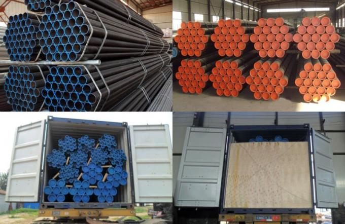 Categoria sem emenda redonda do API 5L da tubulação de aço carbono do API um 1/4" preto - 48" SCH40