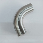 4" Ss 316l Elbow Long Type Sanitary 90 Degree Welded Elbow With 3A Certified