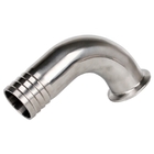 Sanitary Stainless Steel Quick Fit Clamp Elbow 90 Degree Chuck Pagoda Elbow Joint Tri-Clamp Elbow Hose Bar