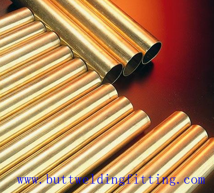 ASME SB466 Copper Nickel Tube CuNi UNS C71000 Seamless , 0.8-1.5mm Thickness