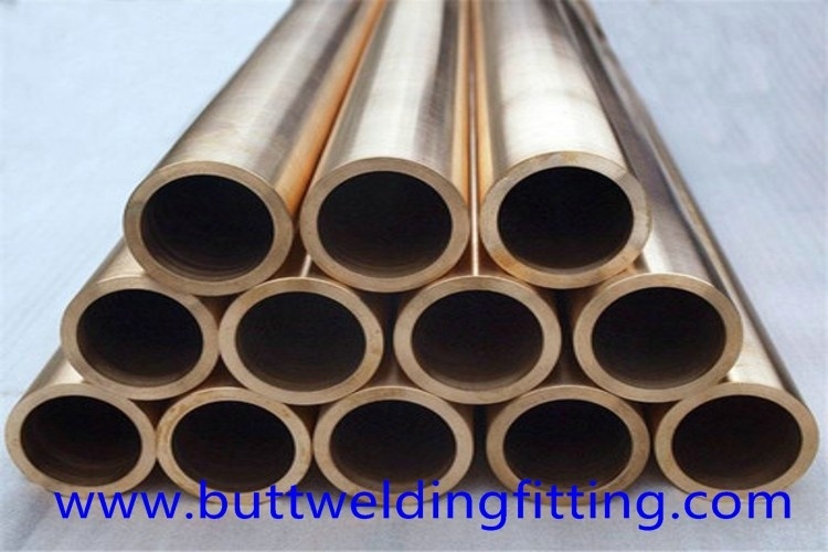 JIS GB CuNi 70/30 Seamless Copper Nickel Pipe / Water Heater Tube
