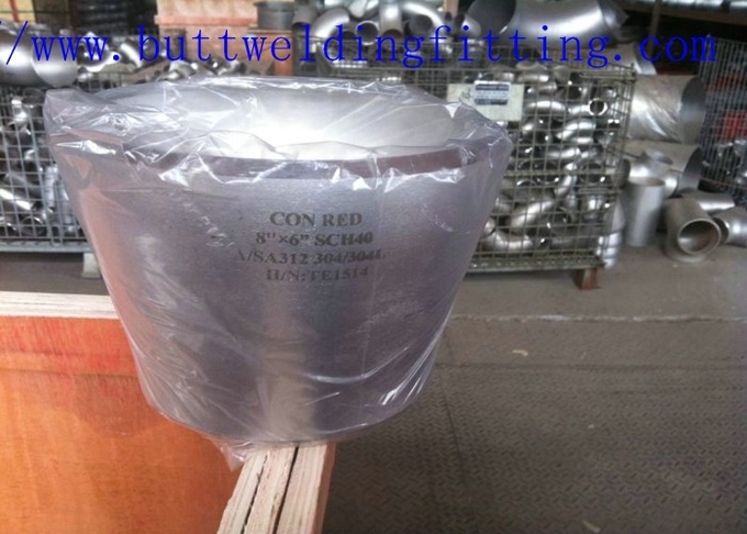 Redutor de aço inoxidável da solda de extremidade do redutor aço carbono/304 304L de ASME B16.9