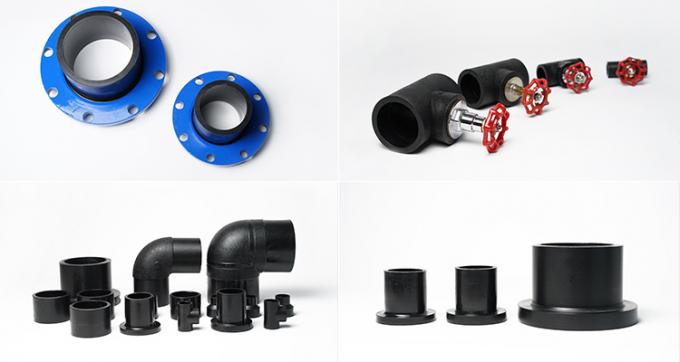 Conector reto do HDPE 4 de 25mm de extremidade polegadas de soquete da soldadura que solda os encaixes de tubula&ccedil;&atilde;o do HDPE Pn16 5