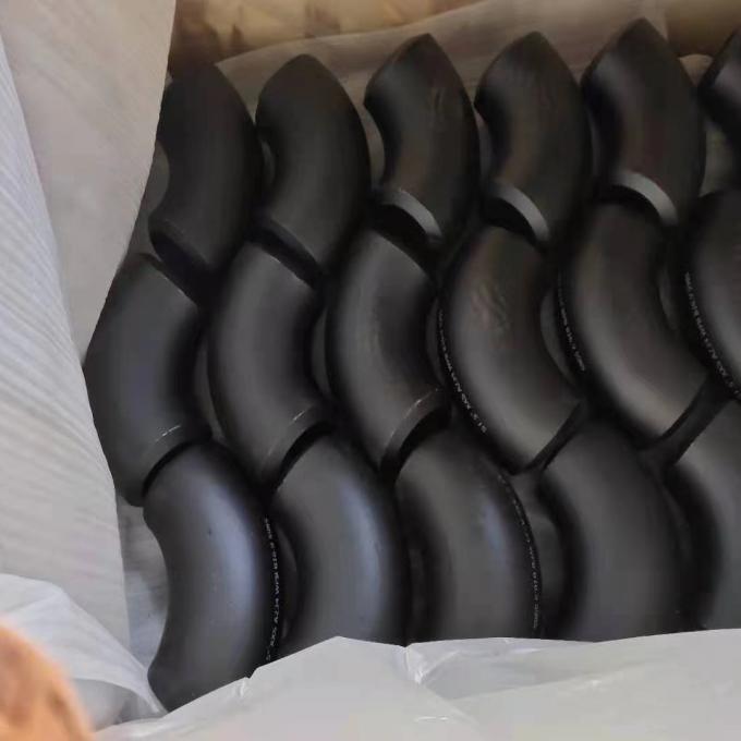 Raio longo da soldadura de extremidade encaixes de tubulação do aço carbono do cotovelo de 45 graus 1