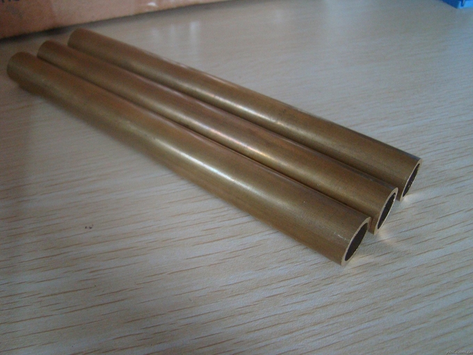 Tubo de cobre sem emenda L do níquel de CuNi:TAMANHO DE 15662MM 24,4 X 1,2 MILÍMETROS C70600 0