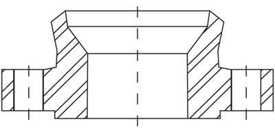 Dimensões de flanges do expansor