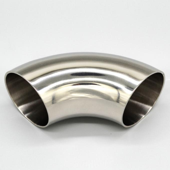 Encaixes de tubulação 90 cotovelo longo de aço inoxidável do raio do cotovelo 4inch sch40 do grau 3