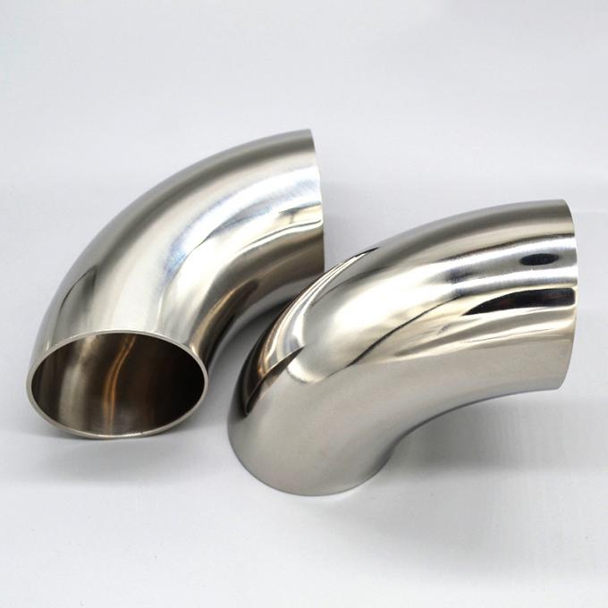 Encaixes de tubulação 90 cotovelo longo de aço inoxidável do raio do cotovelo 4inch sch40 do grau 4