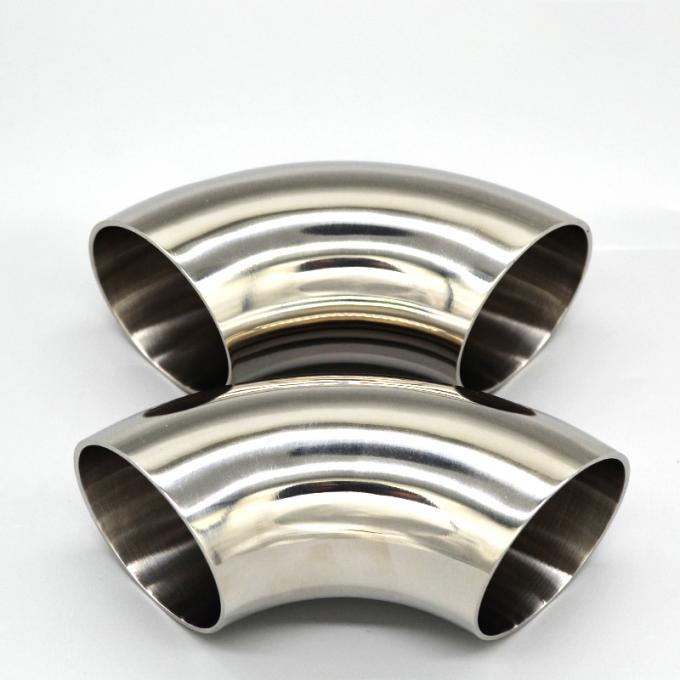 Encaixes de tubulação 90 cotovelo longo de aço inoxidável do raio do cotovelo 4inch sch40 do grau 5