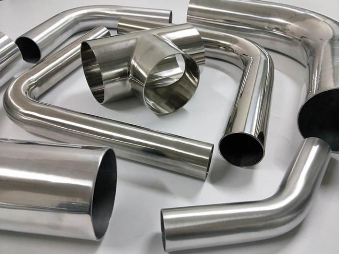 Tubo de escape de aço inoxidável de 127 mm 90 graus 5 polegadas personalizado 0