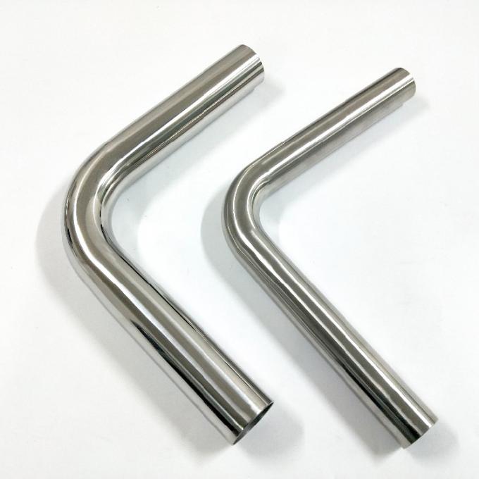 Tubo de escape de aço inoxidável de 127 mm 90 graus 5 polegadas personalizado 1