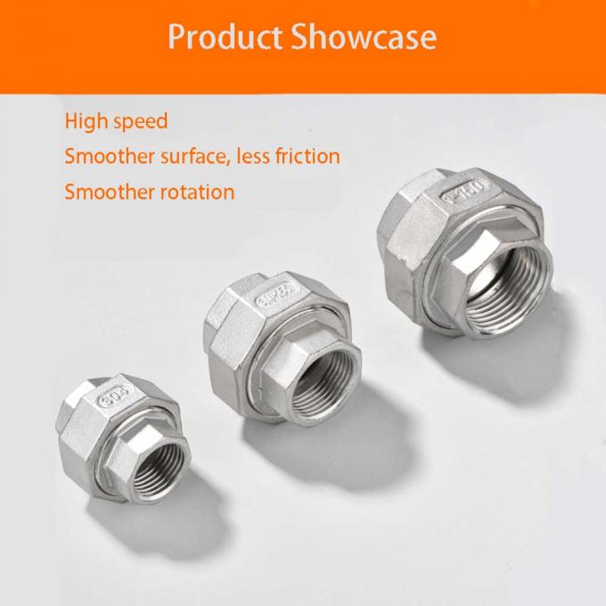 Metal Hot Sales CUNI Pipe Fittings Union ASTM B466 UNS C71500 2 polegadas ASME/ANSI B16.9 4