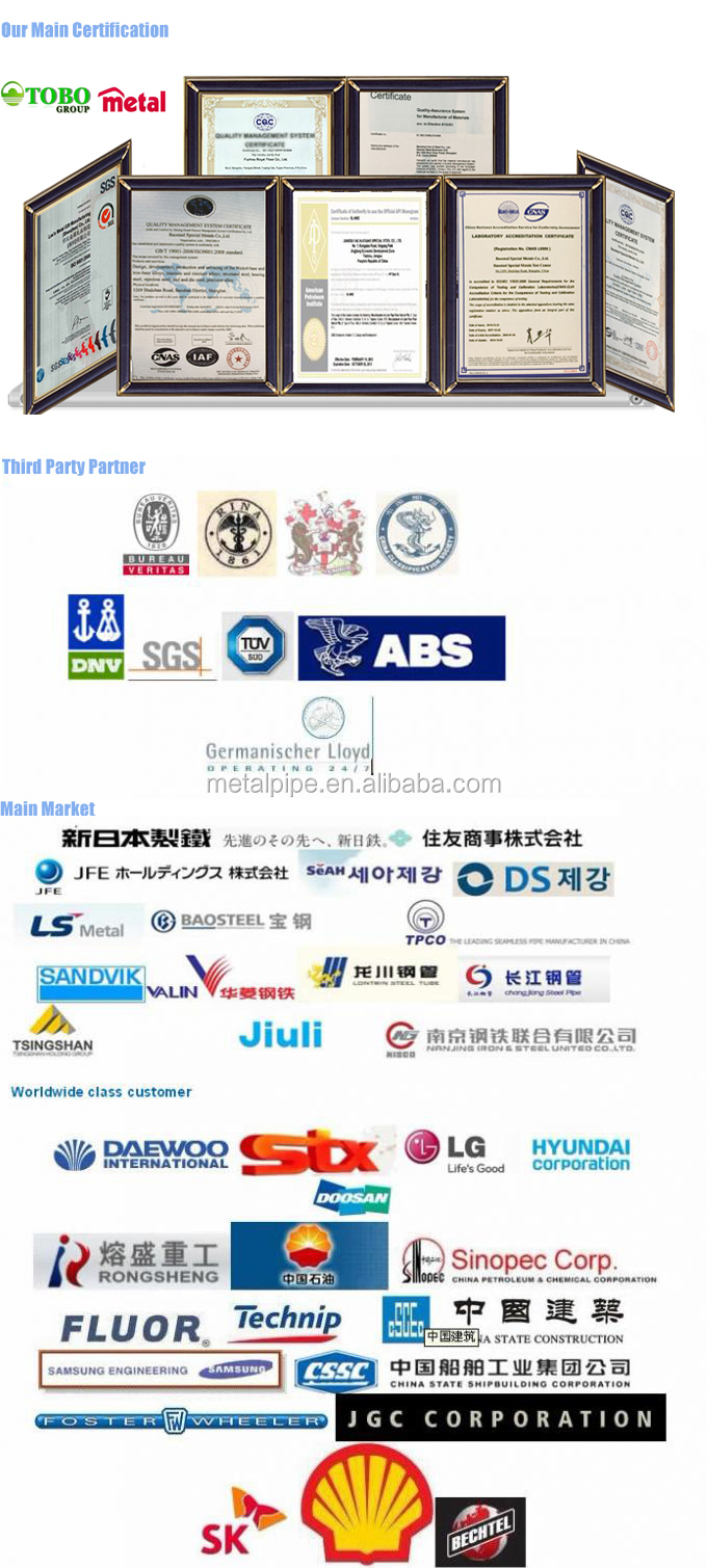 Tubo de aço inoxidável 304/316 de alta qualidade 6