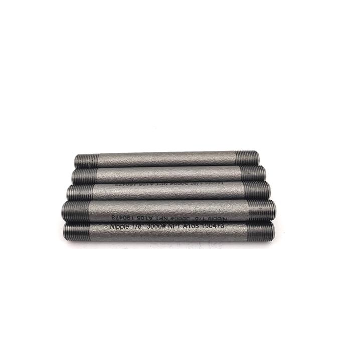 METAL 2205 Aço ligado 3/4 polegada STD 80MM 100MM comprimento 3000# 6000# acessórios forjados fio tubo mamilo 2
