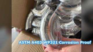 ASTM A403 WP321 Curvatura de retorno de 180 graus em conformidade com NACE
