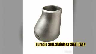 316L Stainless Steel Tee Pipe Fittings for Industrial Use