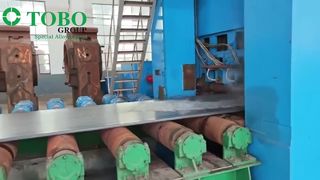 Processo de nivelamento de placas de aço inoxidável laminadas a quente