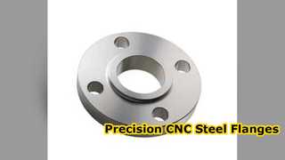 Flanges de aço carbono forjado personalizado usinadas em CNC