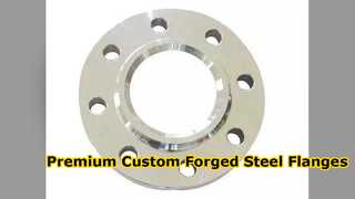 Flanges de aço forjado de alta pressão, usinados CNC ASME B16.5 para sistema de tubulação industrial