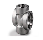 Cross 1/2" 3000# Forged Stainless Steel 316L Socket Weld Fitting