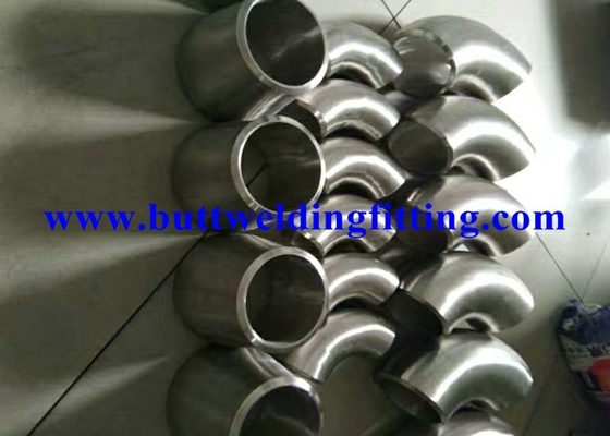 Din 2605 Titanium grade 2 30 45 90 degree elbow Butt Weld Fittings 1 / 2" -  80"