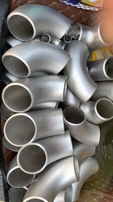ndustrial 304/316L SS 90° LR Elbow Butt Weld Pipe Fitting ASME B16.9