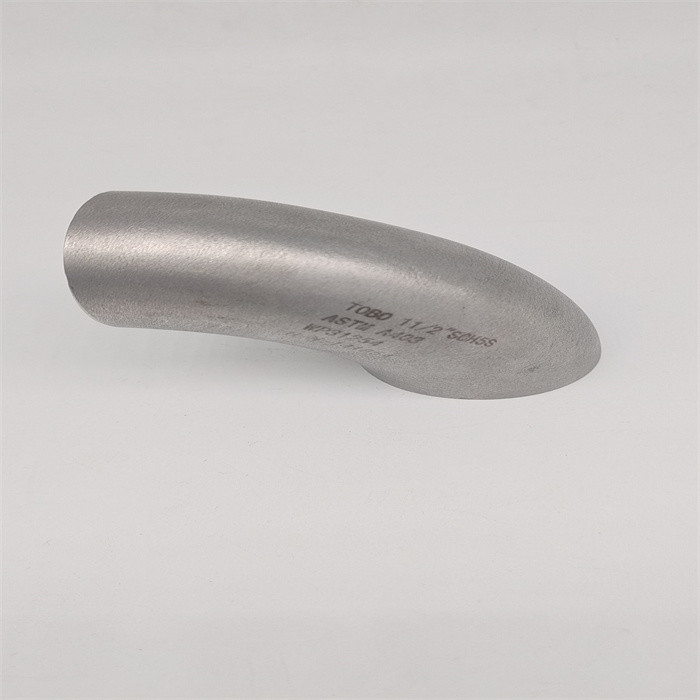 45° Elbow, Long Radius, BE, BE, 5", S-10S, ASME-B16.9, ASTM A403 Grade WPS31254,Seamless