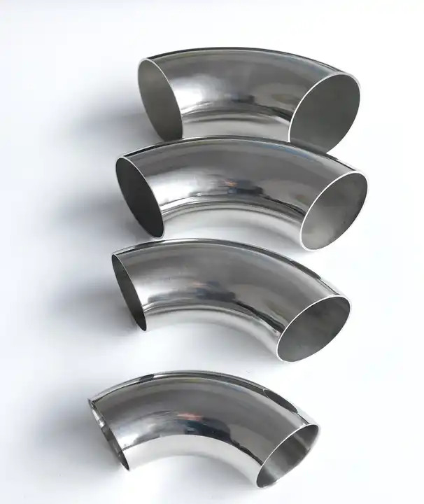 Stainless Turbo Manifold Bends 304 Stainless Steel 90 Degree Sanitary Elbow Long Radius For Schedule 10 Fitting