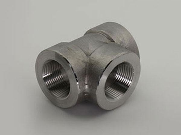 Stainless steel A403 Grade WP321H Straight Tee Equal Tee Threaded Tee Pipe Fittings