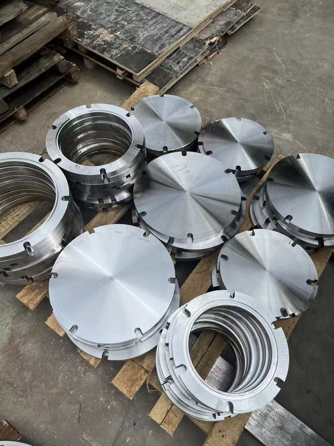 Forged Steel BL Flange For Oil Gas Pipeline ASTM A182 Cl1 CLASS 1500 2