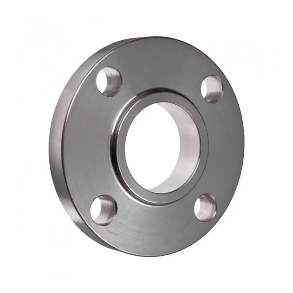 Dn 32 125 150 Flat SS 304 316 Customized Size Acceptable Stainless Steel Fittings Long Weld Neck Flange Pipe Flange