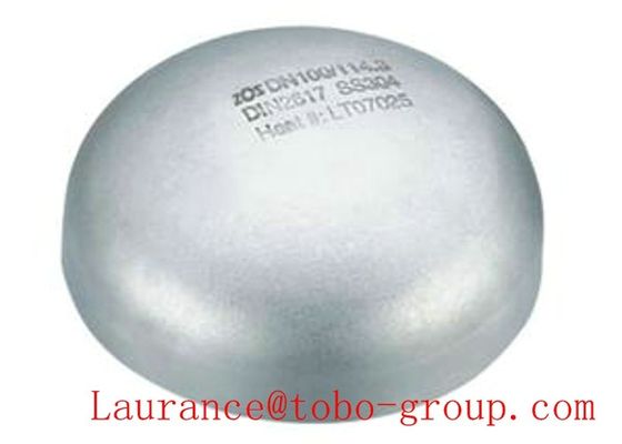 Solução acondicionamentos de soldadura de traseira recozida Tubos Cap 316L SCH80 ASME B16.9 DN100