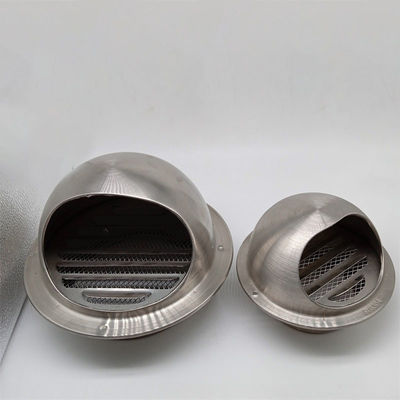 Air Vent 304 Stainless Steel 10 Inch Round Exhaust Grille Louvered Silver