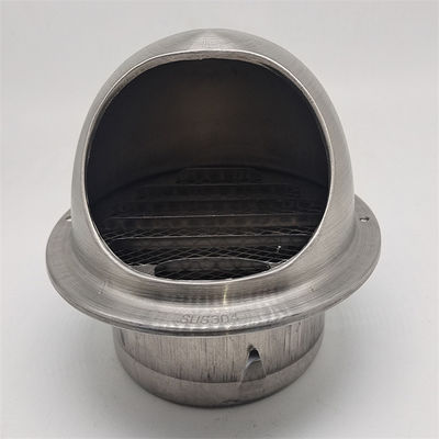 3inch Thick Stainless Steel Ducting Stainless Steel Round Kitchen Wall Cap Air Vent Cover