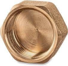 TOBO Copper 3/8" NPT Hex Head Cap for High Pressure Plumbing & Industrial Applications