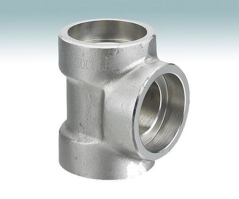 Stainless Steel SS316/SS304 Socke Weld Equal Tee Sanitary Pipe Fittings