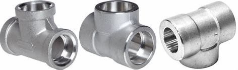 Socket Welding Tee 316 Stainless Steel Forged Tee ASTM Pipe Fittings Tee 3" X 3" Sch 30