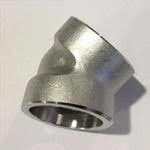 Stainless Steel 304/316 Elbow Pipe Fittings 45 Degree Socket Weld Long Radius Elbow Forged Fittings