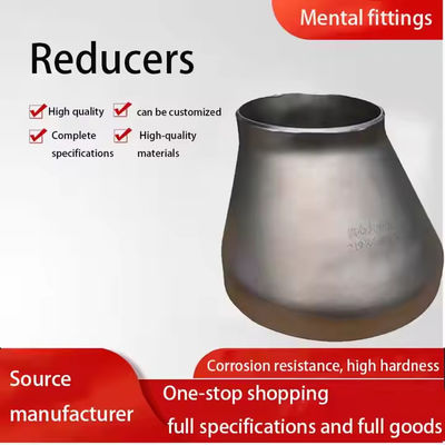 304 Stainless Steel Eccentric Reducer Polished Silver Pipe Size Conversion