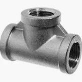 T de aço inoxidável de alta pressão de 3000 PSI