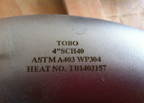 ASME B16.9 Aço Inoxidável Cotovelo de raio longo de 90 graus 304/316L Encaixe de tubo sem costura para solda de topo