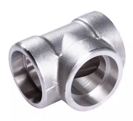 High Yield Strength Stainless Steel Tee Good Machinability Welded Connection Type