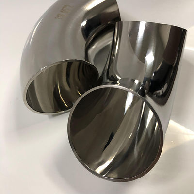 Butt Welded Stainless Steel Elbow 90 Degree Short Radius Elbow SS Tube Fitting Rolled Sand Surface China Factory