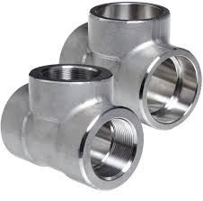 Tê Duplo Químico Galvanizado Forjado para Tubos com Têmpera e Revenimento
