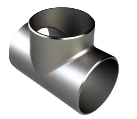 Tê Redutor de Solda de Topo 304 316L Aço Inoxidável ASTM A403 Tê com Barra de Alta Pressão