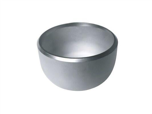Customized 304/316L Stainless Steel Cap, 10mm Wall Thickness 24" Pipe Fitting Anti-Corrosion