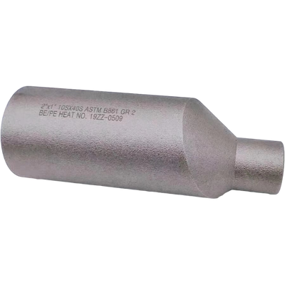 Forged Pipe Fittings 2'' x 1'' BE/PE Eccentric Swage Nipple ASTM B861 GR2 Titanium Ti2 MSS SP95